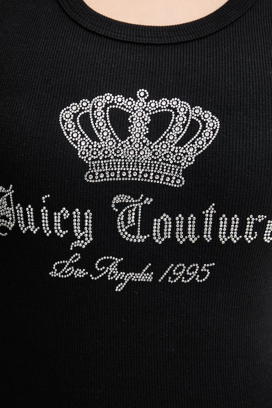 Juicy Couture top damski GOTHIC VEST JCBLV126807 czarny