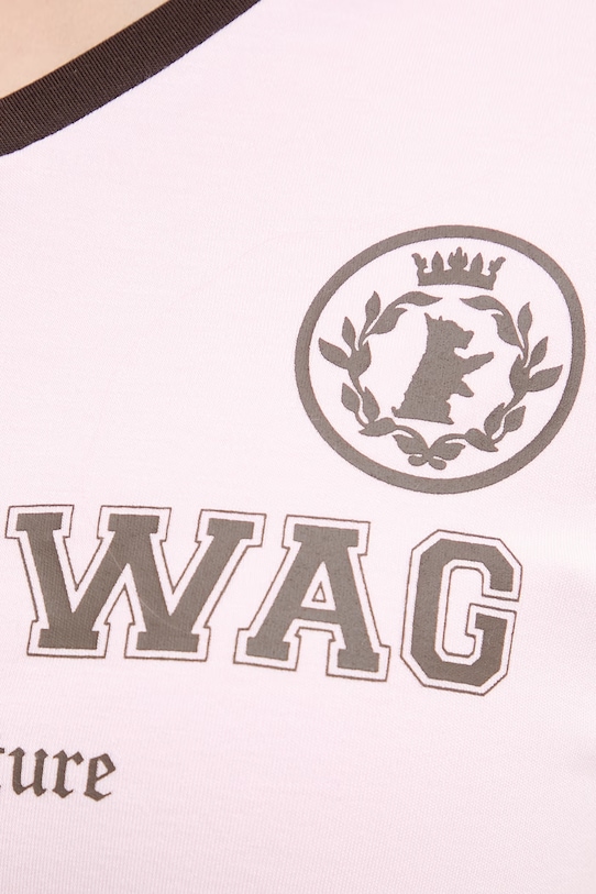 Juicy Couture t-shirt damski WAG TEE JCWCT126319 różowy