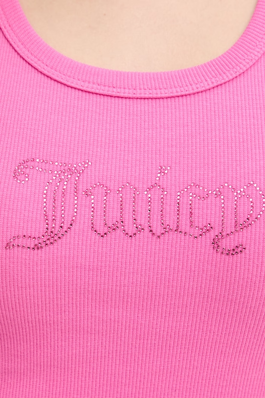 Juicy Couture top damski RACER VEST JCWLV126308 różowy