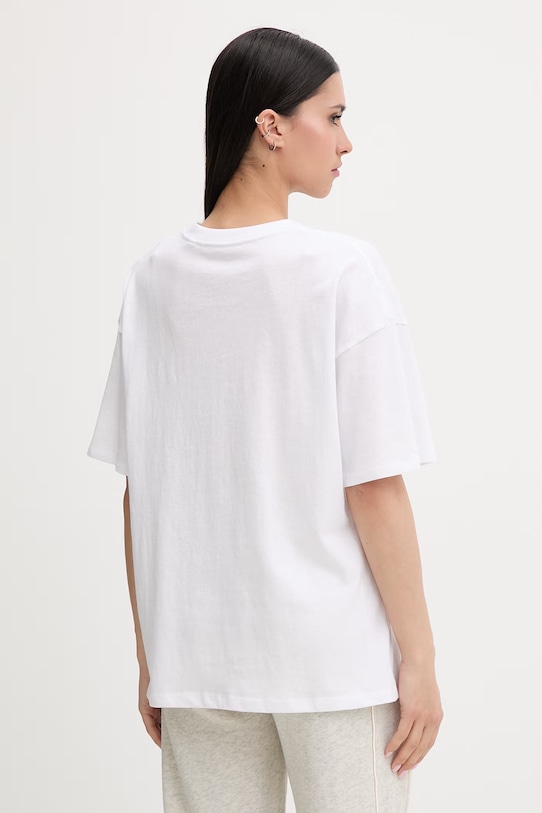 Ρούχα Rip Curl t-shirt Γυναικείος βαμβακερός POOLSIDE HERITAGE 0M4WTE λευκό