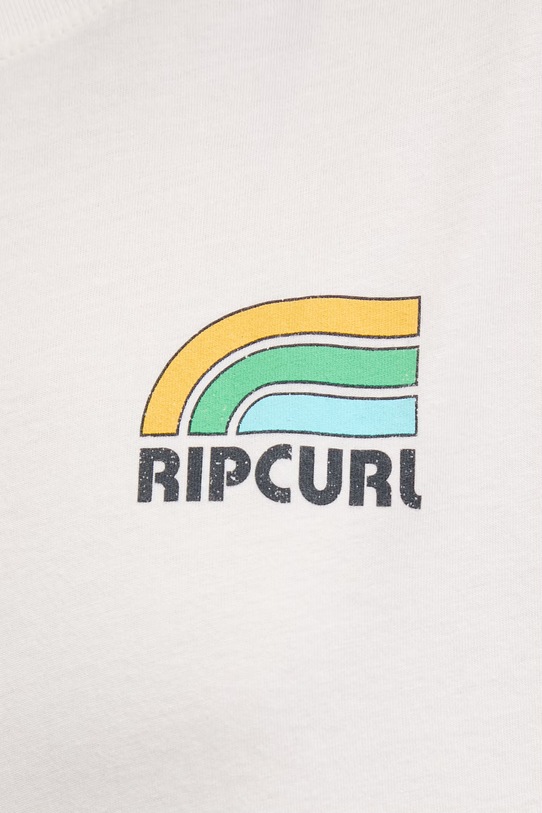 Rip Curl T-shirt γυναικείο βαμβακερό SURF SIDE 0MFWTE μπεζ