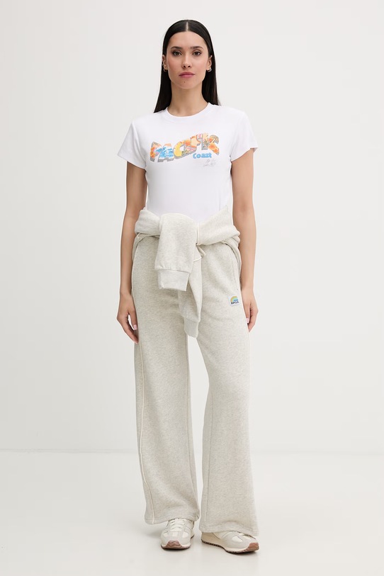 Rip Curl γυναικείο t-shirt βαμβάκι με ελαστάν HALEY O BABY 0MNWTE λευκό SS26