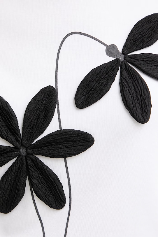 Morgan T-shirt damski bawełniany DAHLIA biały