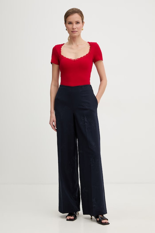 Morgan t-shirt damski 261.DAMOUR czerwony SS26