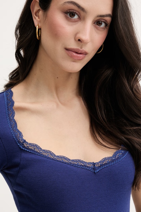 Morgan t-shirt damski granatowy 261.DAMOUR