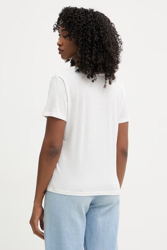 Odzież Morgan t-shirt damski DBEACH biały