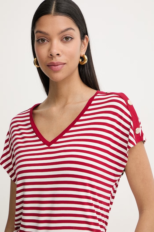 Morgan tricou damă cu vâscoză rosu DIVA