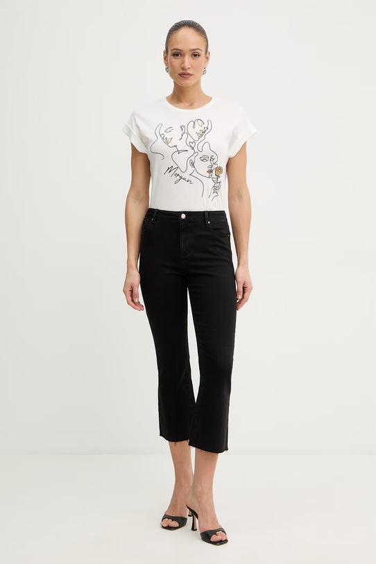 Morgan t-shirt damski z bawełny DJOSI biały SS26