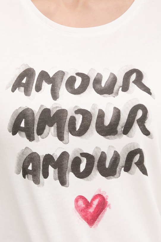 Morgan t-shirt damski DOUR biały