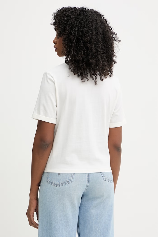 Odzież Morgan t-shirt damski bawełniany DUROUJ beżowy