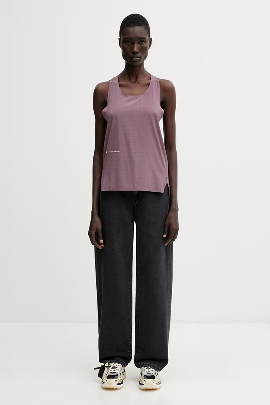 adidas Performance adidas x Koumori top za trening za žene KB8430 ljubičasta