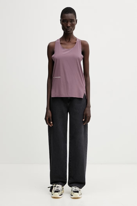 adidas Performance adidas x Koumori top za trening za žene KB8430 ljubičasta