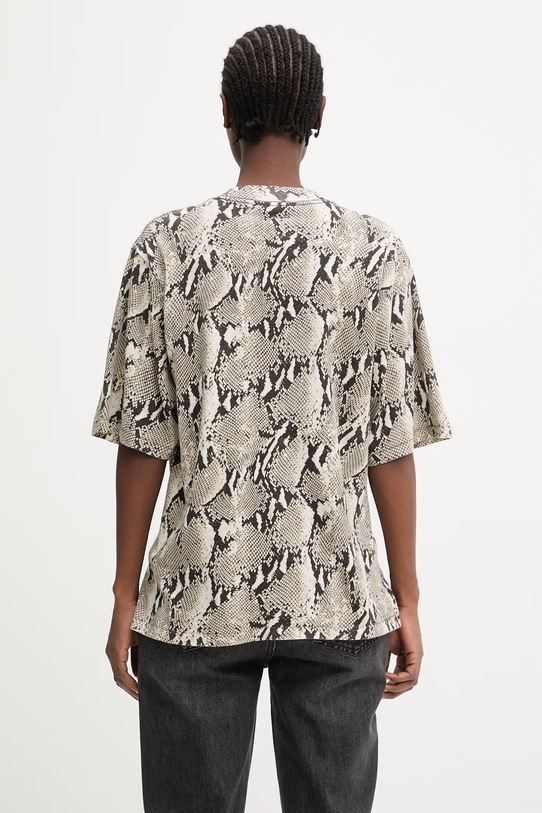 Odzież Anine Bing Avi t-shirt bawełniany damski A.08.12062 beżowy