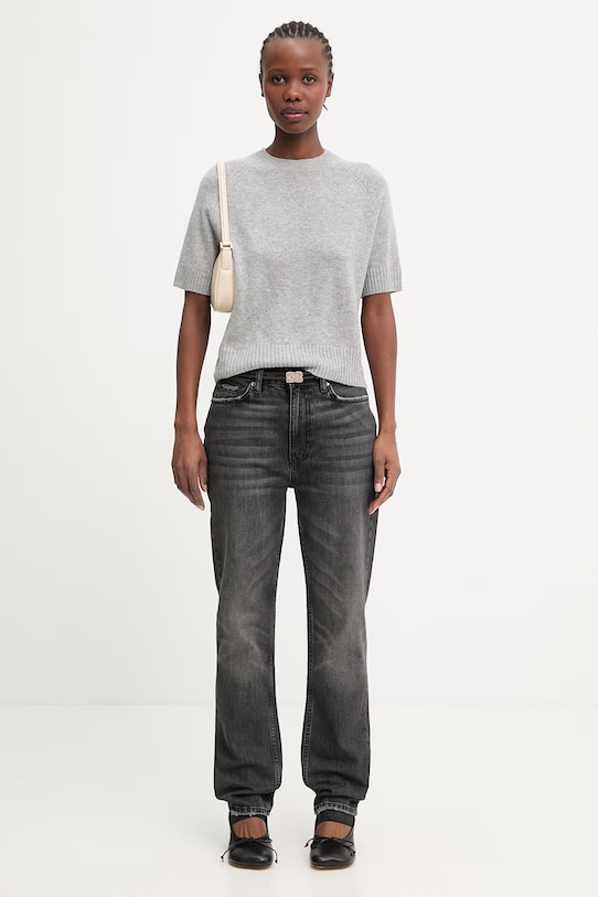 Anine Bing Jackson sweter kaszmirowy damski A.09.10175 szary