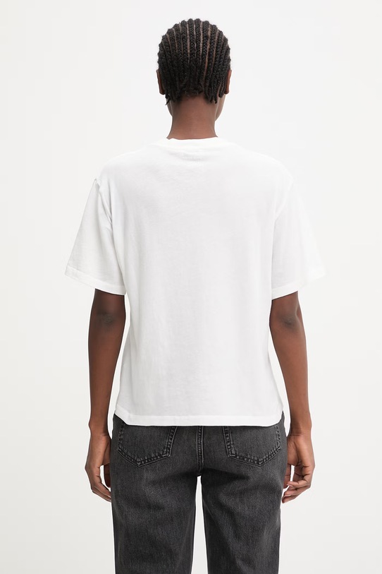 Odzież Anine Bing Louis t-shirt bawełniany damski A.08.11614 biały