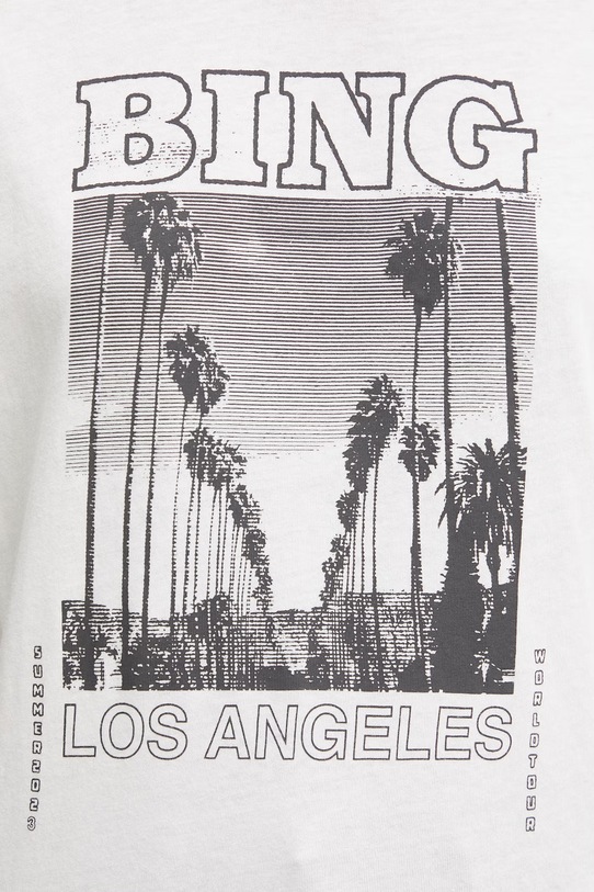 Anine Bing Louis t-shirt bawełniany damski biały A.08.11614