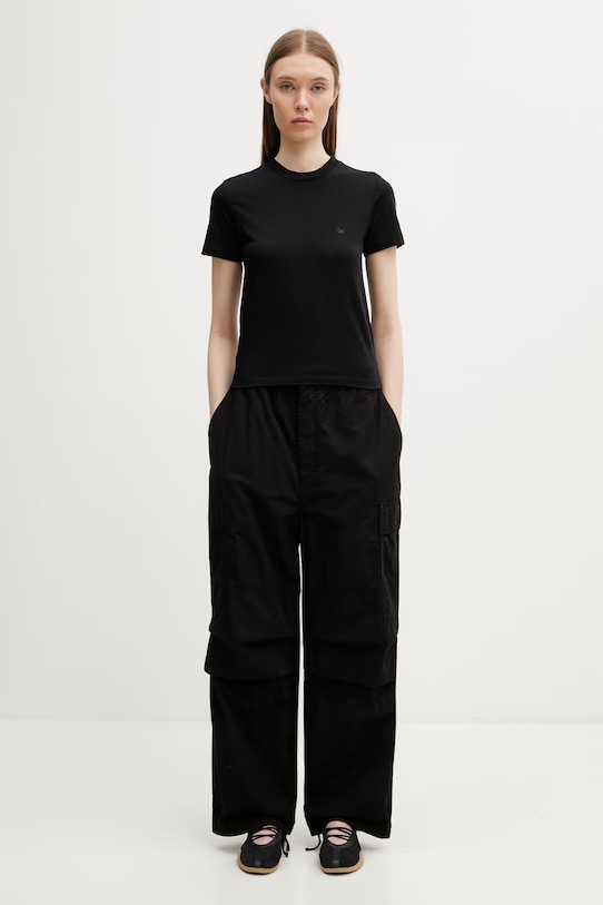 Carhartt WIP W' S/S Luca T-Shirt bawełniany damski I036365.89XX czarny