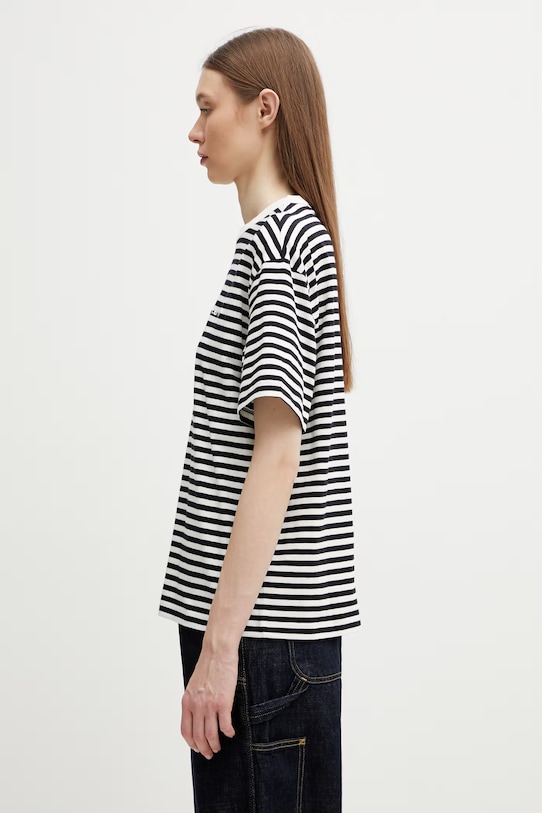 Carhartt WIP W' S/S Ezra T-Shirt bawełniany damski I036343.3KRXX czarny SS26