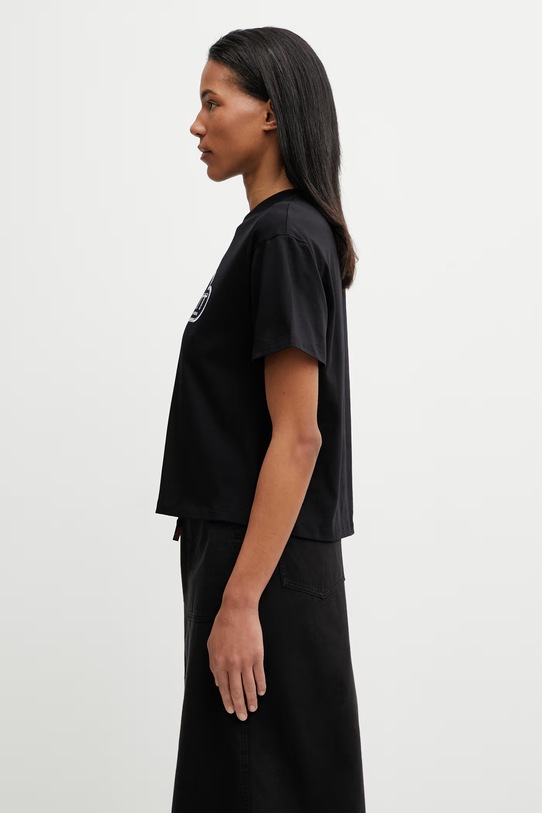 Carhartt WIP W' S/S Cloud Heart T-Shirt bawełniany damski I036380.89XX czarny SS26