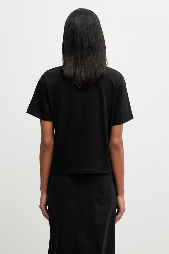 Odzież Carhartt WIP W' S/S Cloud Heart T-Shirt bawełniany damski I036380.89XX czarny