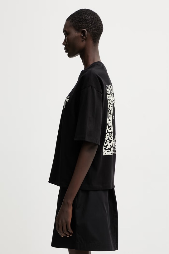 Carhartt WIP W' S/S Vestige T-Shirt bawełniany damski I036388.89XX czarny SS26