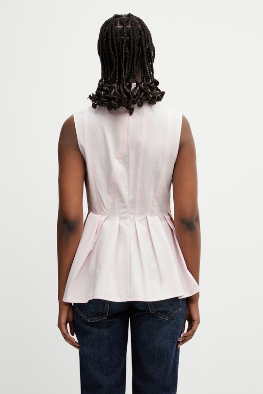 Одяг Sportmax Spxcertosa сорочка бавовняна жіноча 2612111052600 рожевий