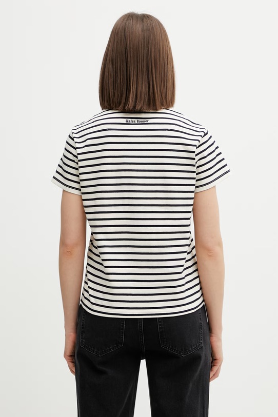 Odzież Wales Bonner Crown t-shirt bawełniany damski WS26JE10.JE02.159 beżowy