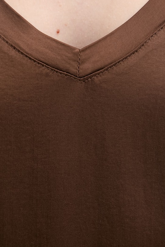 Haveone t-shirt damski TWG.Q003 brązowy