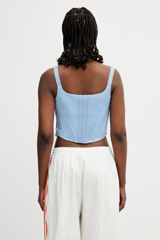 Oblečení adidas Originals x MIAOU korzetová halenka dámská hladká KS0155 modrá