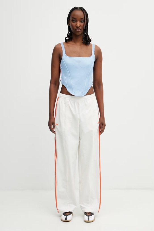 adidas Originals x MIAOU korzetová halenka dámská hladká KS0155 modrá