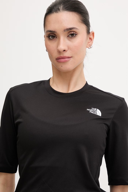 Ρούχα The North Face Τ-shirt πεζοπορίας γυναικείο Shadow NF0A8E1DJK31 μαύρο