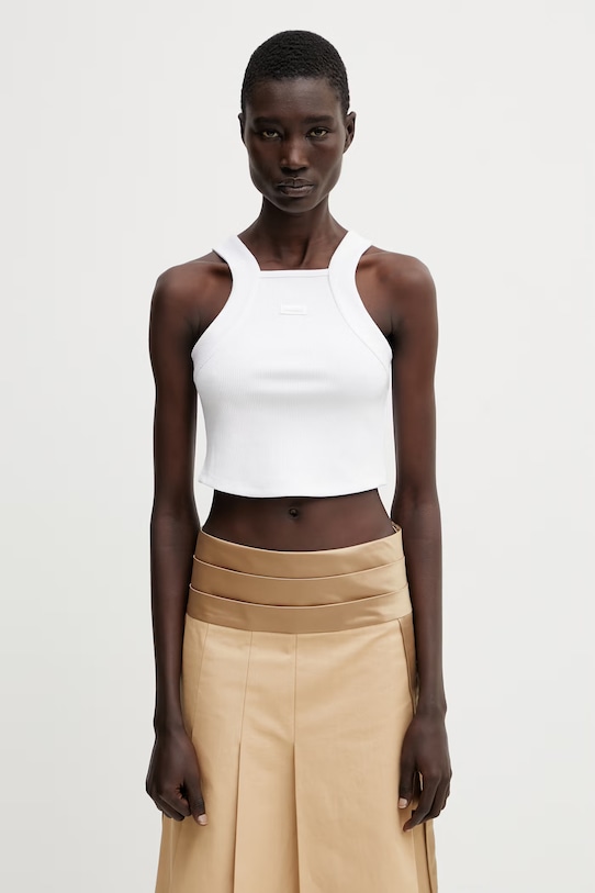 WRSTBHVR Anitra crop top Γυναικείο λευκό W1525SB.2950