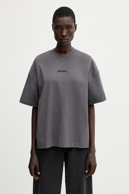 WRSTBHVR Garm V5 majica od pamuka za žene siva U1026TT.3438