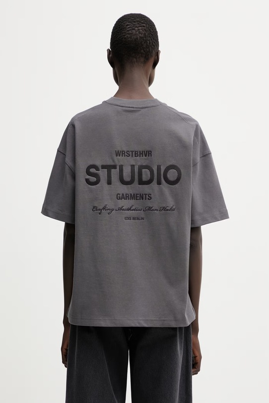 Одежда WRSTBHVR Garm V5 футболка из хлопка для женщин U1026TT.3438 серый