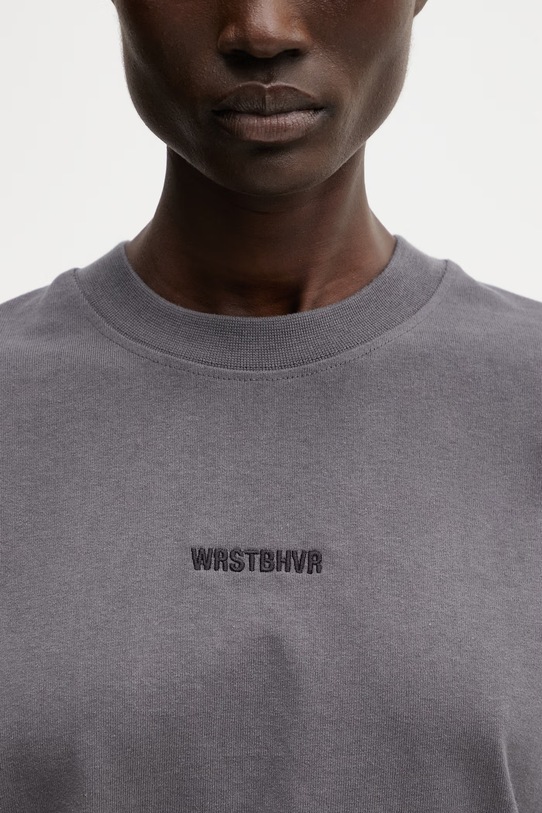WRSTBHVR Garm V5 majica od pamuka za žene siva U1026TT.3438