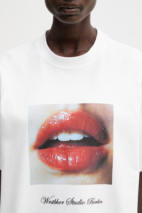 WRSTBHVR Zalno t-shirt cotton Women's white U1026TT.3441