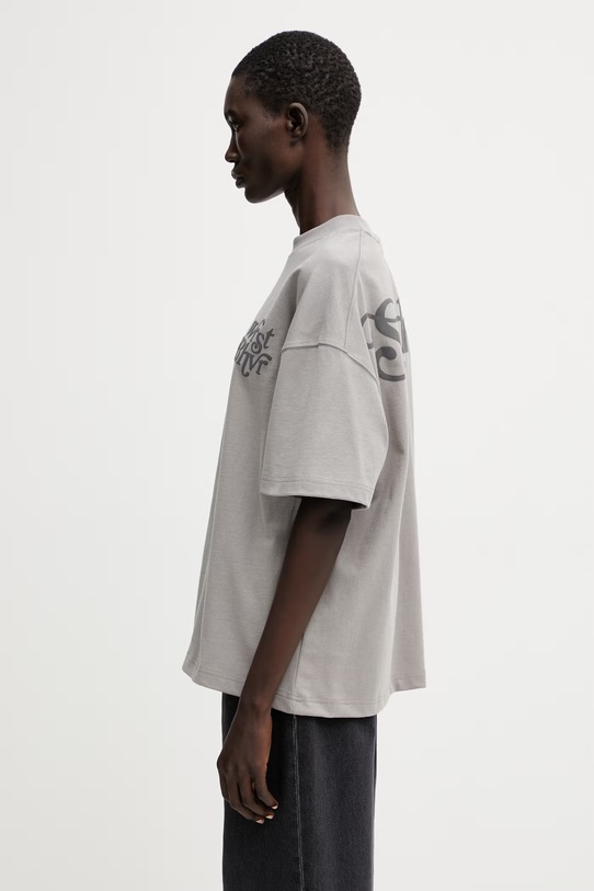 WRSTBHVR Reen V2 t-shirt βαμβακερό γυναικείο U1026TT.3460 γκρί SS26