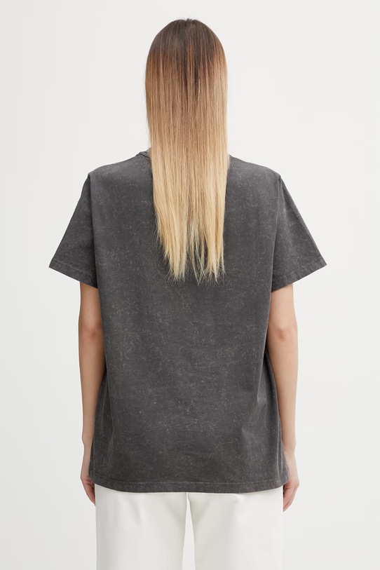 Odzież GANNI T-shirt bawełniany damski A1050171 szary