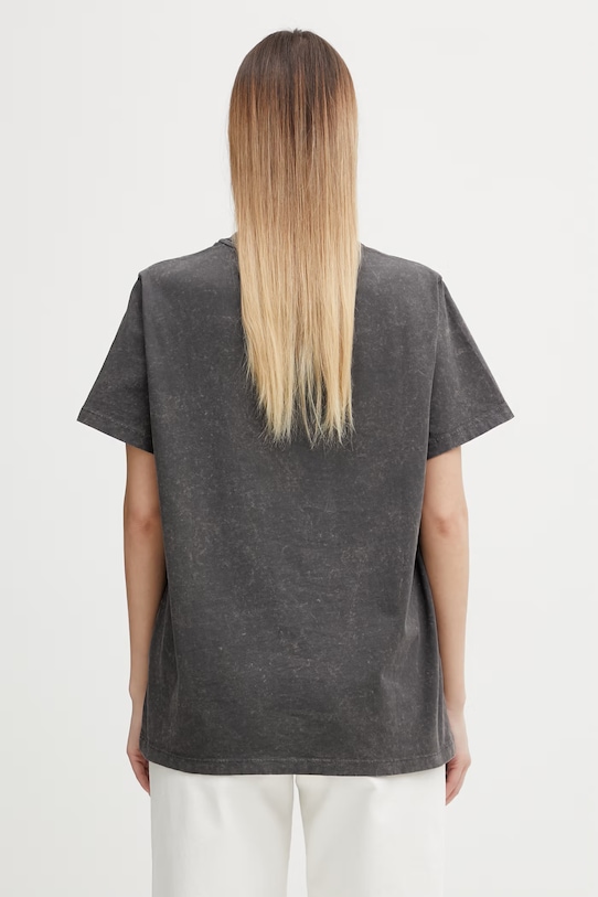 Odzież GANNI T-shirt bawełniany damski A1050171 szary