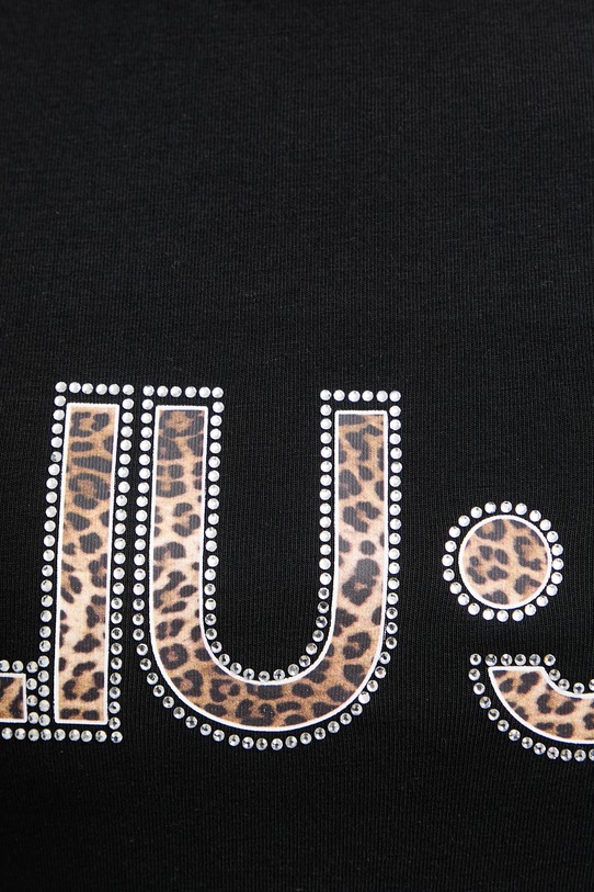 Liu Jo T-shirt damski VA6169.JS003 czarny