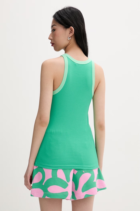 Ρούχα Marimekko τοπ γυναικείο βαμβακερό m095485 πράσινο