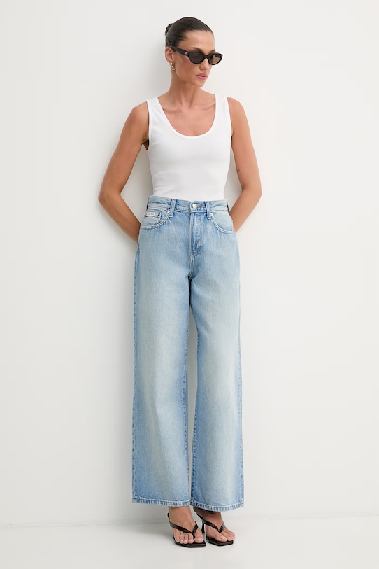 United Colors of Benetton top damski bawełniany 3GA8DH018 biały SS26