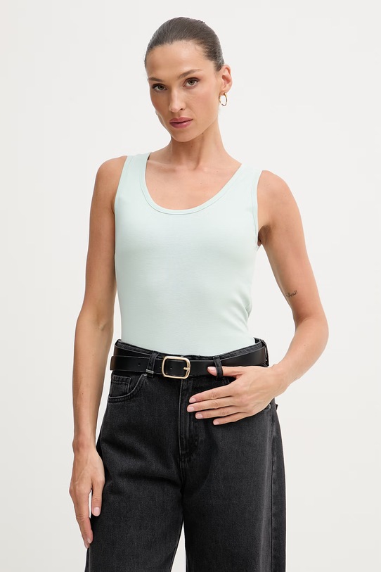 United Colors of Benetton top dámský bavlněný zelená 3GA8DH018