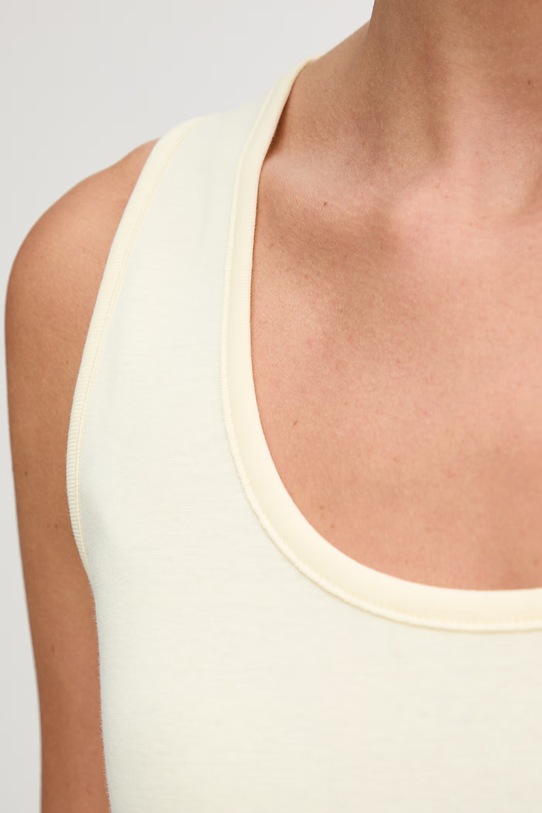 United Colors of Benetton top dámský bavlněný 3GA8DH018 žlutá