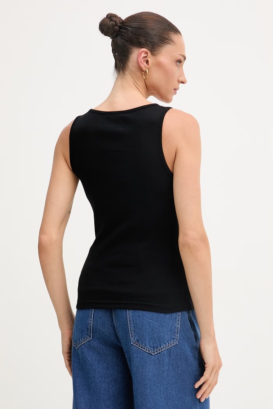 Odzież United Colors of Benetton top damski bawełniany 3GA8DH018 czarny