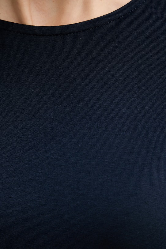 United Colors of Benetton tričko dámske s viskózou 3Z12D10C0 tmavomodrá
