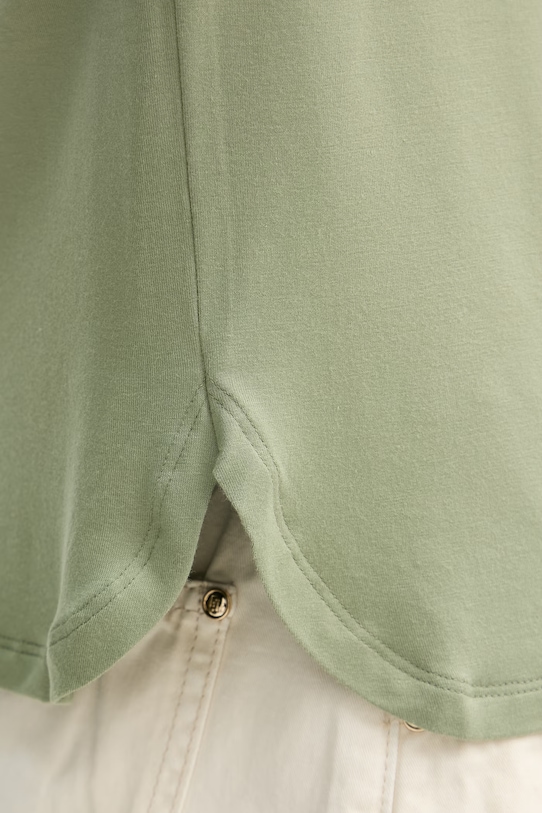 United Colors of Benetton tričko dámske s viskózou 3Z12D10C0 zelená