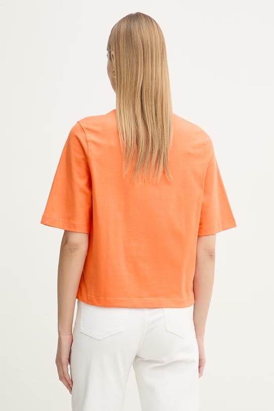 Odzież United Colors of Benetton T-shirt damski bawełniany 3BL0E17G5. pomarańczowy