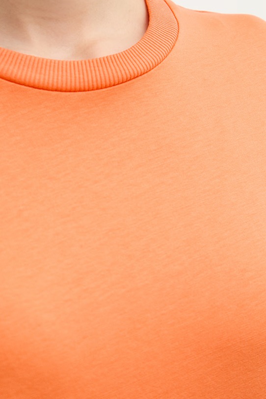 United Colors of Benetton T-shirt damski bawełniany 3BL0E17G5. pomarańczowy