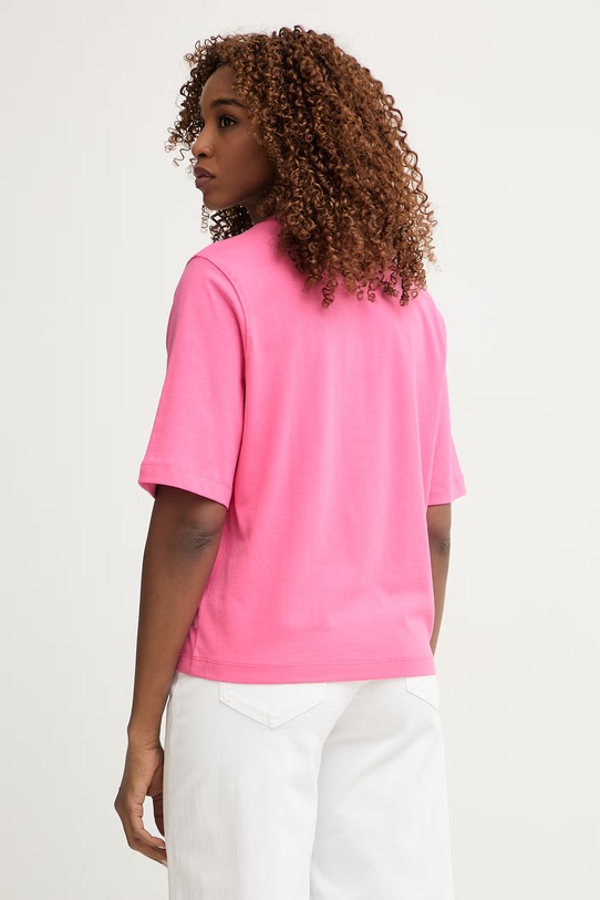 Odzież United Colors of Benetton T-shirt damski bawełniany 3BL0E17G5. różowy